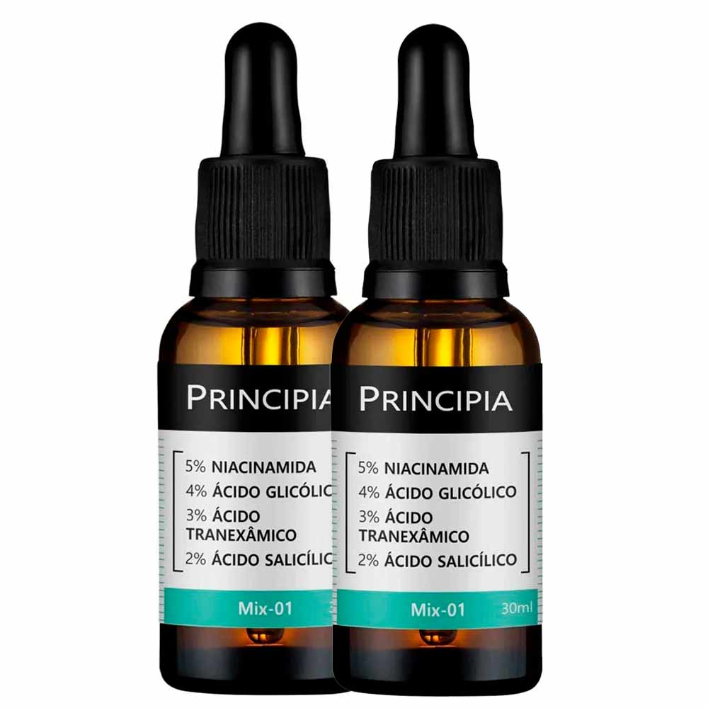 Kit Sérum Facial Anti-acne Principia Mix-01 2 Unidades