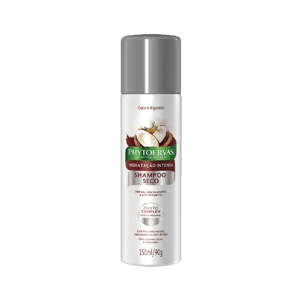 Shampoo À Seco Phytoervas Hidratação Intensa 150ml