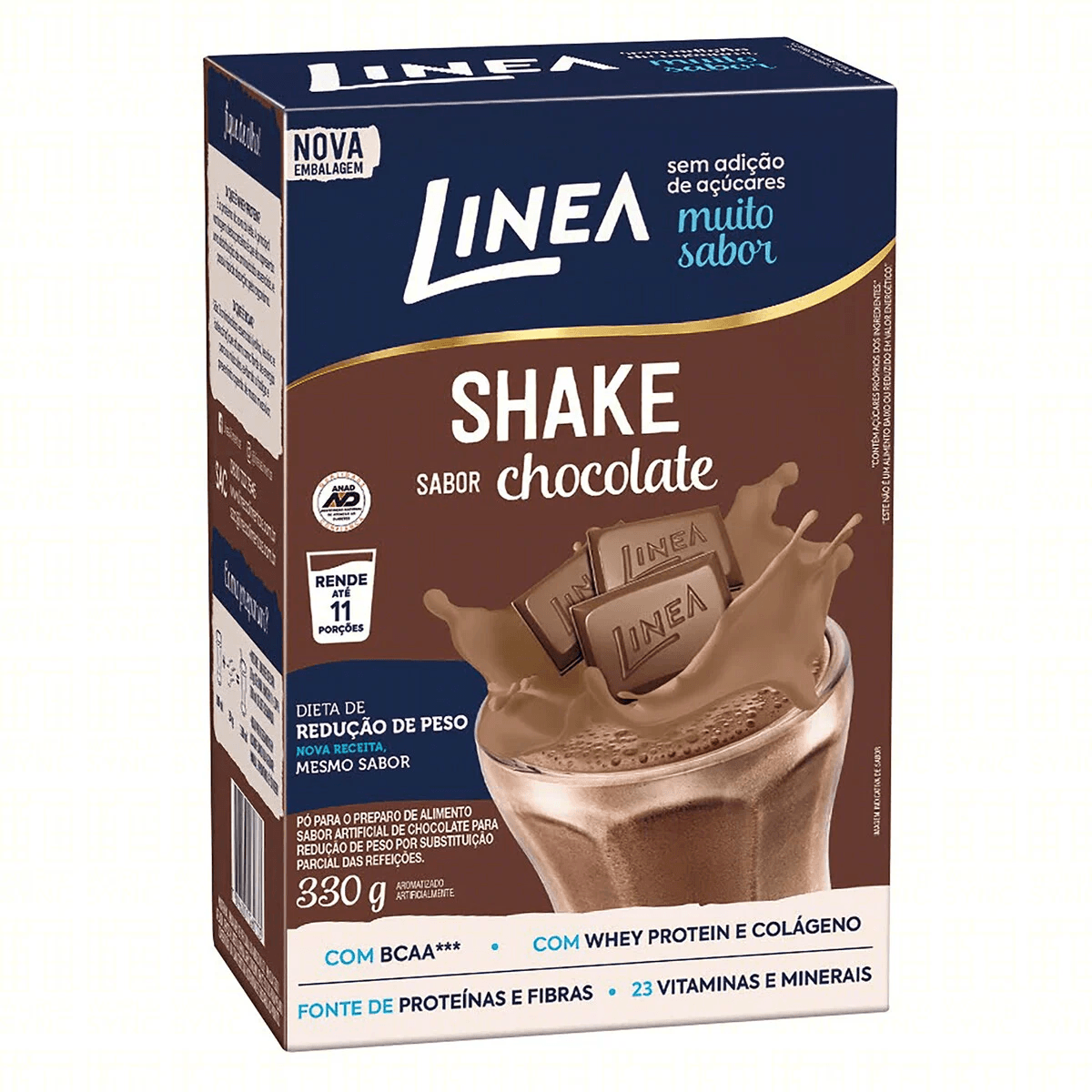Shake em Pó Chocolate Linea Premium 330g