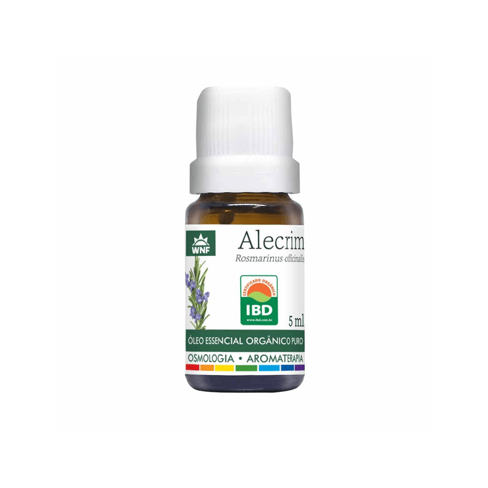 Óleo Essencial Alecrim Orgânico WNF Rosmarinus officinalis 5ml