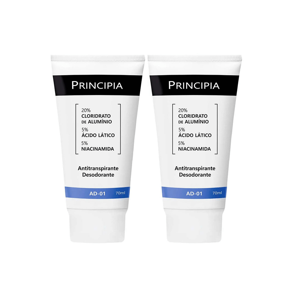 Kit Desodorante Anti-transpirante Principia 2 Unidades 70ml