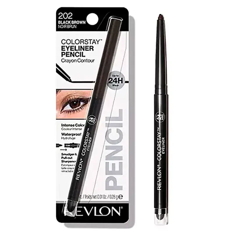 Lápis De Olho Colorstay Black Brown 202 Revlon 0,28g
