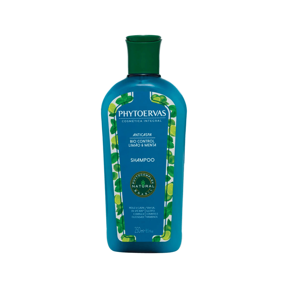 Shampoo Anticaspa Phytoervas Bio Control Limão E Menta 250ml