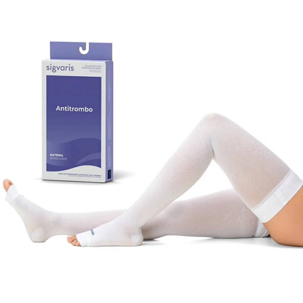 Meia Coxa 7/8 ANTI Trombose 18-23 MMHG Sigvaris Esteril