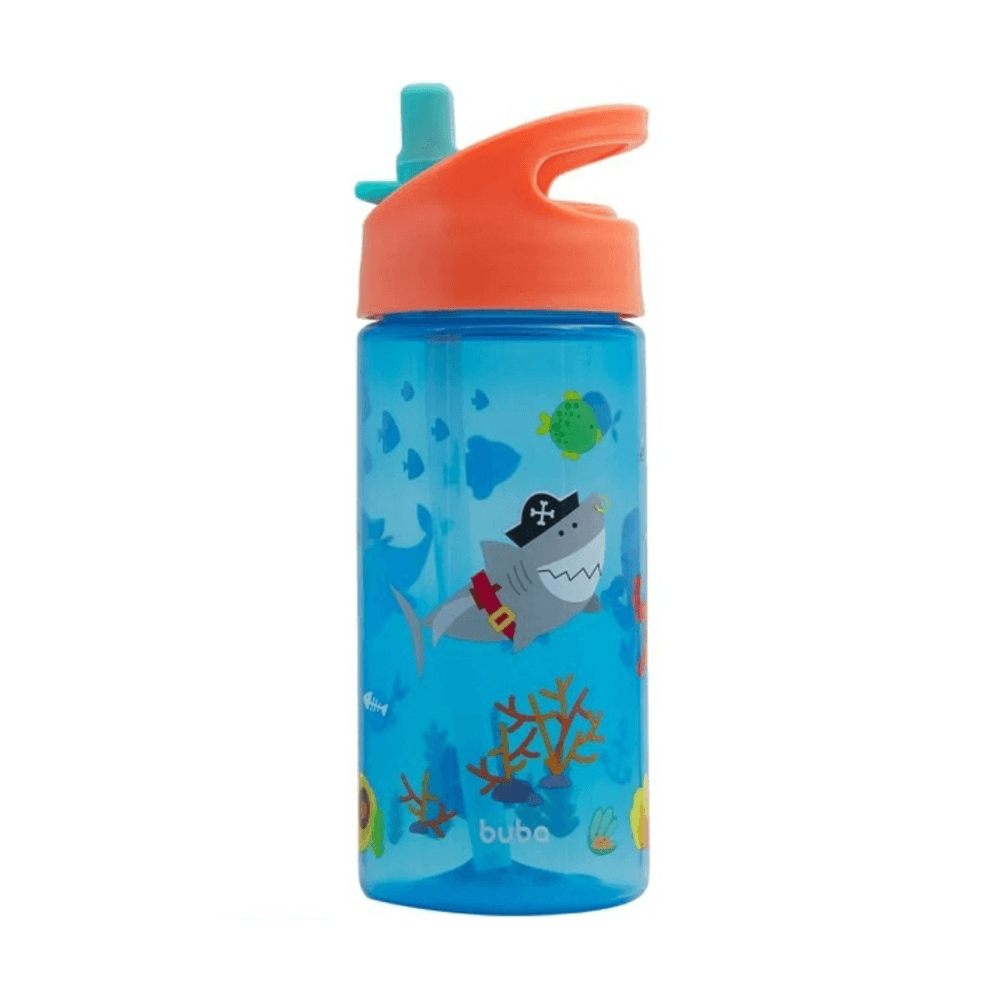 Garrafinha Infantil Canudo Retratil Buba
