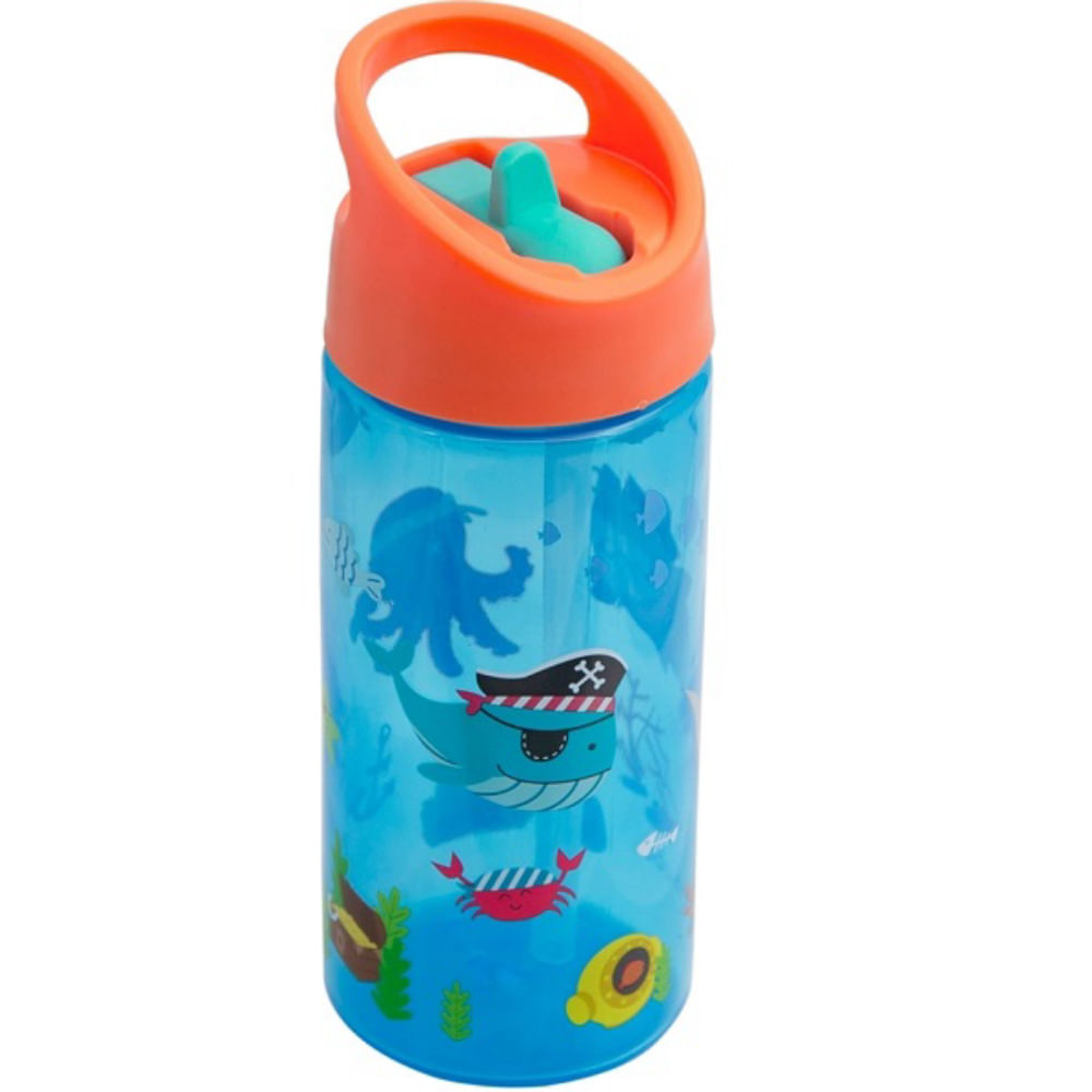 Garrafinha Infantil Canudo Retratil Buba