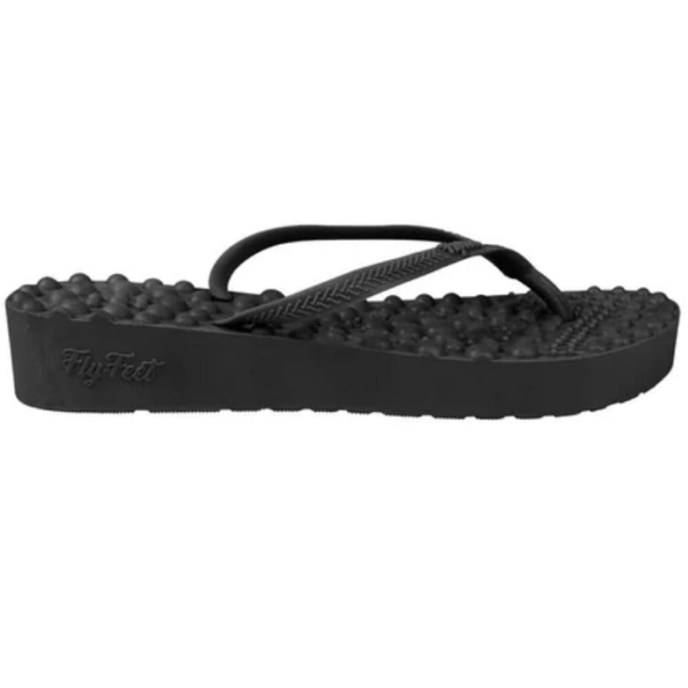 Sandalia Ortopedica Feminina Salto Anabela FLY Feet AC058 Original