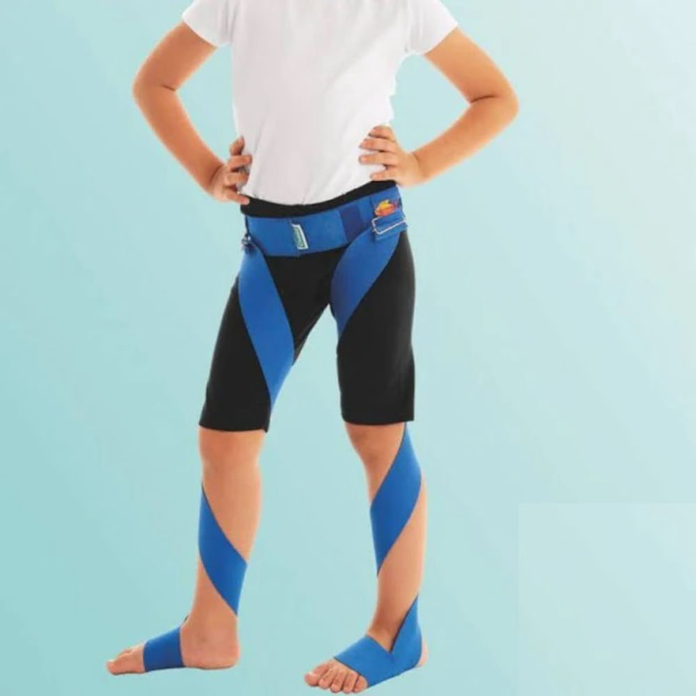 Aparelho Elastico Rotaçao Membros Inferiores SLING Chantal Azul
