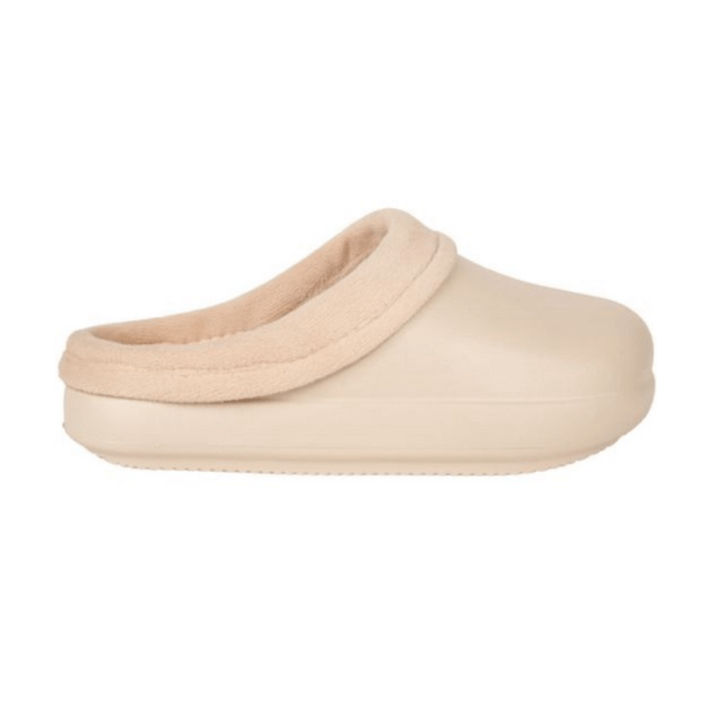 Pantufa Ortopedica FLY Feet Feminina e Masculina Forrada AC038 Bege