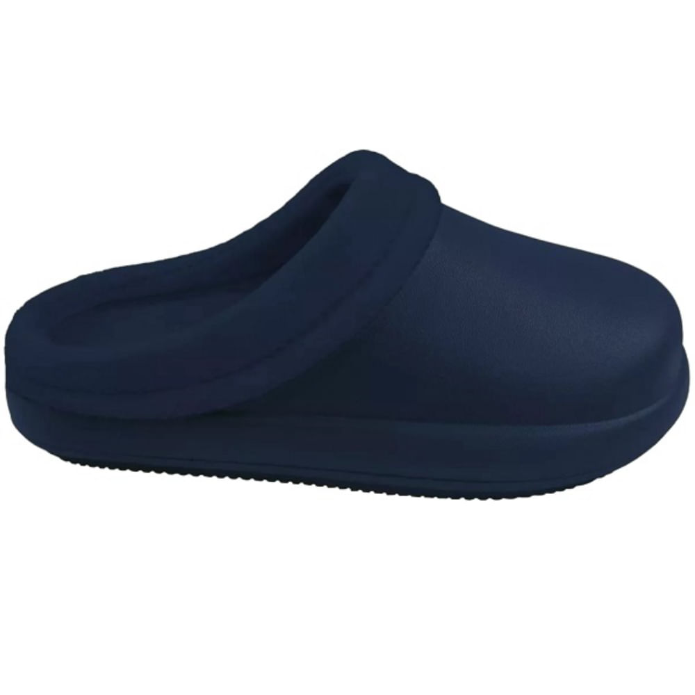 Pantufa Ortopedica Fly Feet Feminina E Masculina Forrada Ac038 Azul Escuro