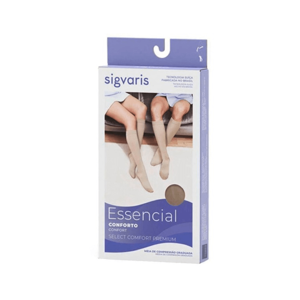 Meia Calça Select Comfort Premium 862AT 20-30 MMHG Aberta Sigvaris