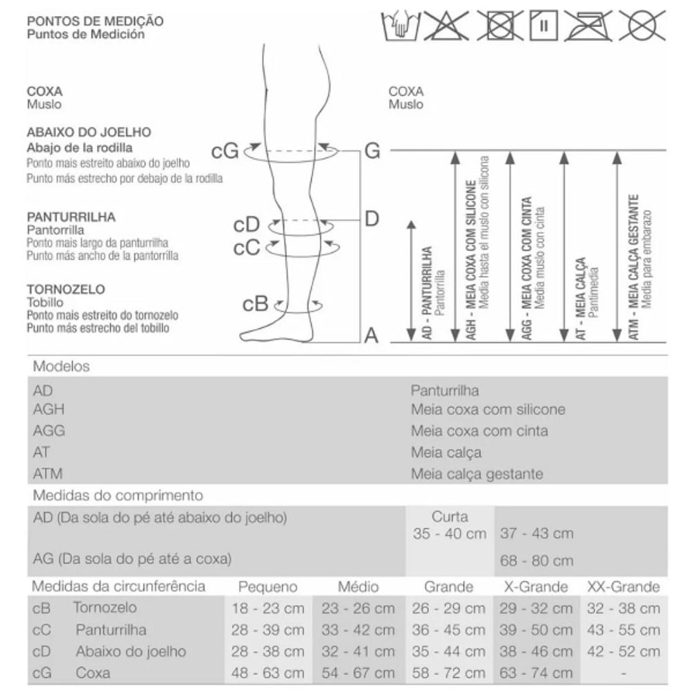 Meia de Compressão Venosan 7/8 20-30MMHG Ultraline 4000 PE Aberto