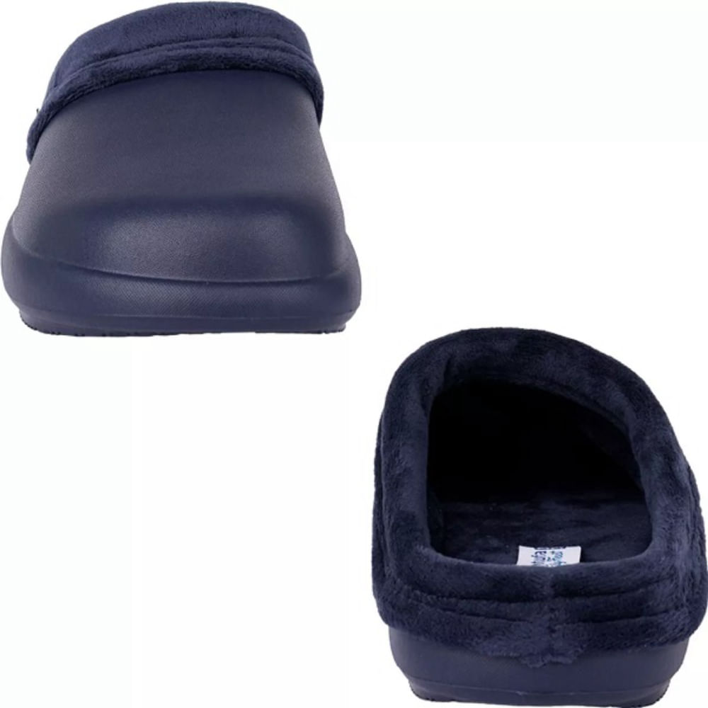 Pantufa Ortopedica FLY Feet Feminina e Masculina Forrada AC038 Azul Escuro