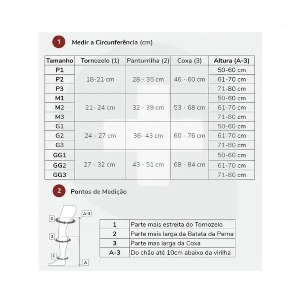 Meia Calça Select Comfort Premium 862AT 20-30 MMHG Aberta Sigvaris