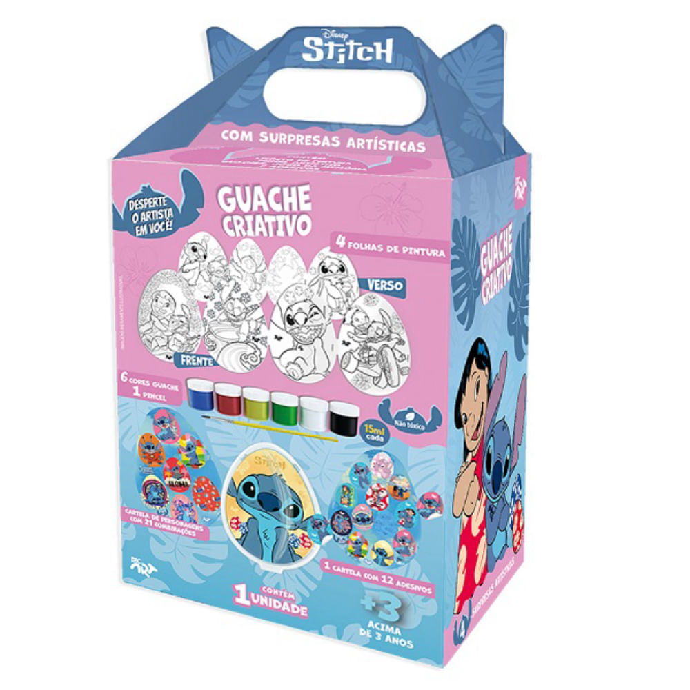 Guache Criativo Stich com Surpresas Artísticas DAC