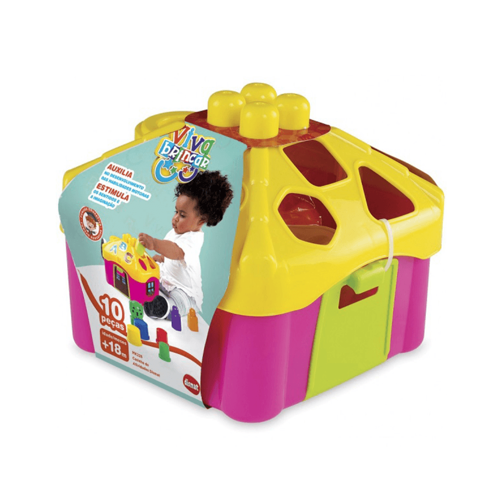 Casinha De Atividades Rosa Dismat
