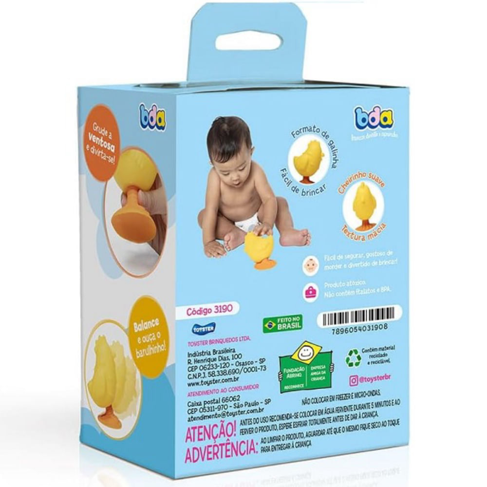 Brinquedo com Chocalho Teimosinha Toyster