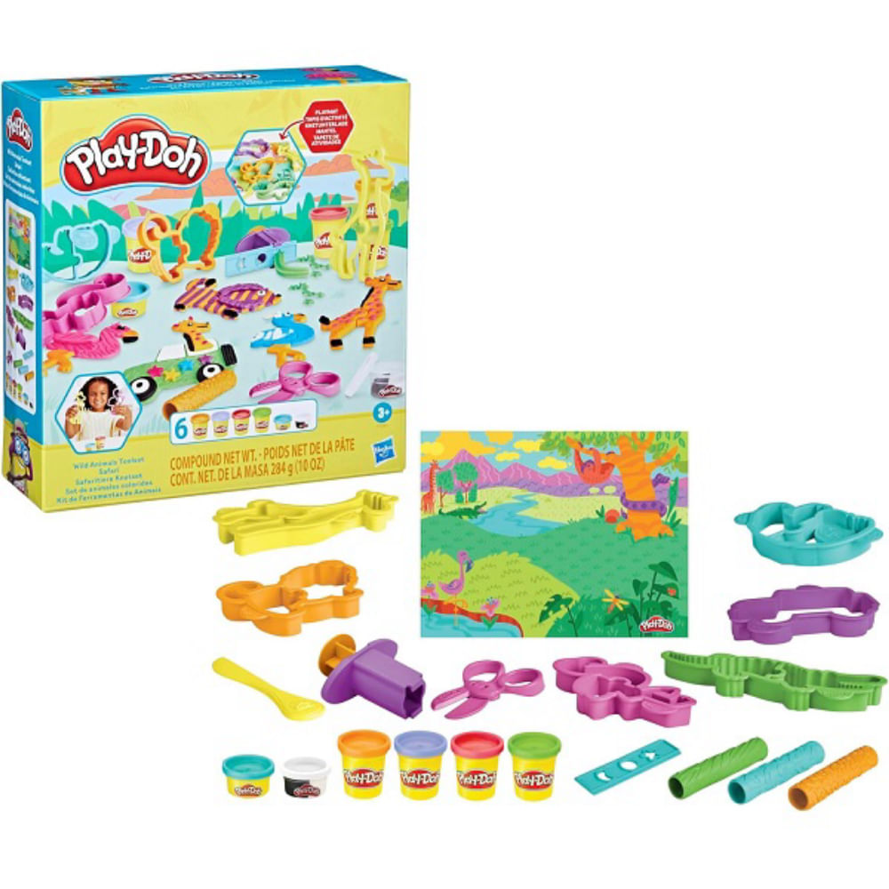 Kit de Ferramentas de Animais Play DOH Hasbro