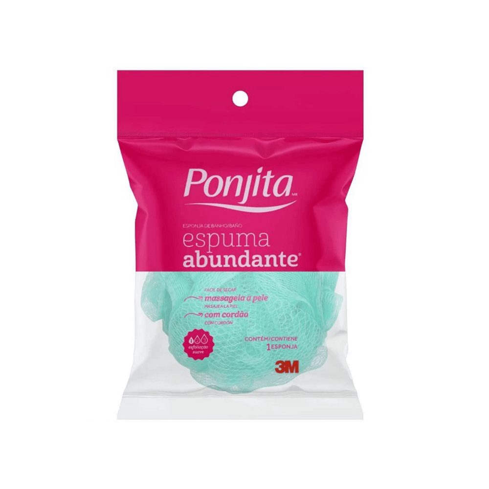 Esponja Para Banho Espuma Abundante Ponjita
