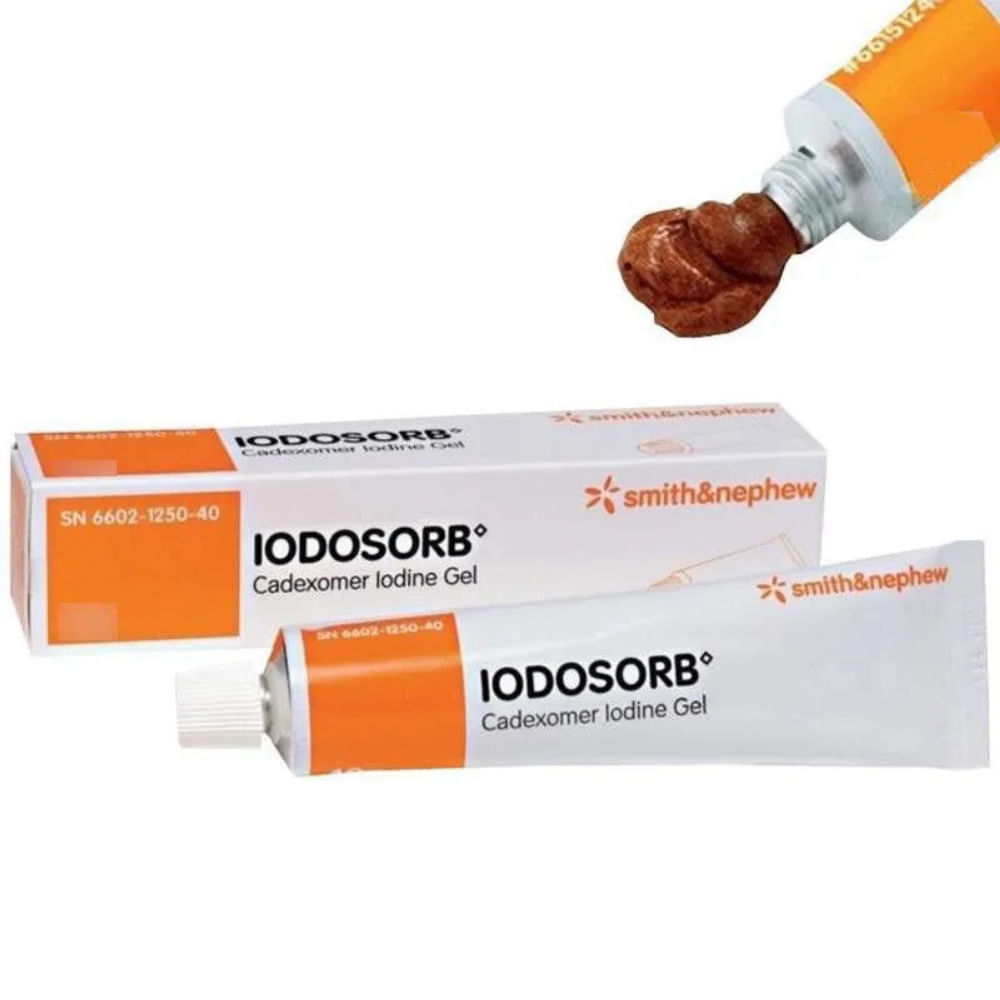 Curativo Iodosorb Pomada Antimicrobiana Para Feridas 20g