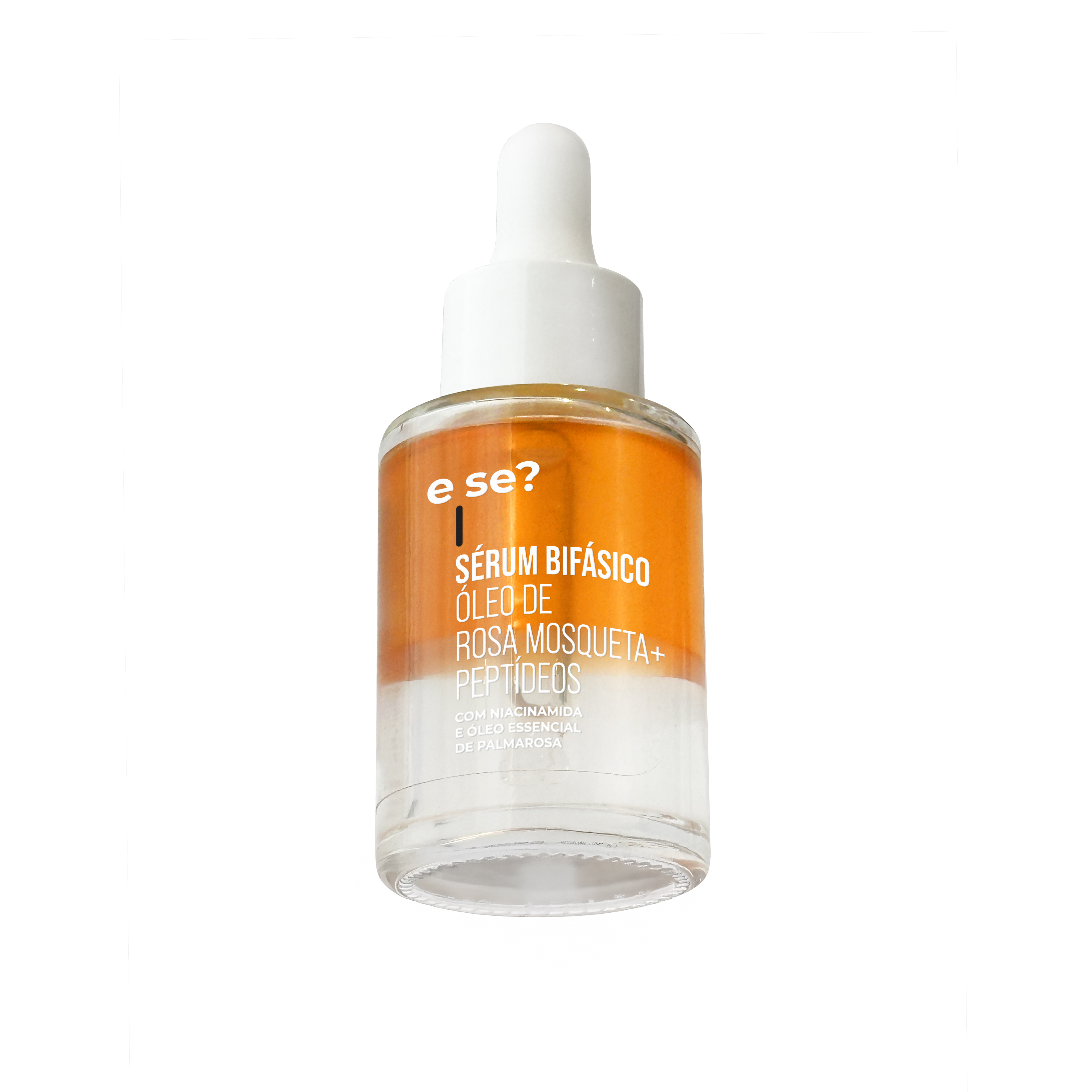 Sérum Bifásico Óleo de rosa mosqueta + Peptídeos com Niacinamida 32ml