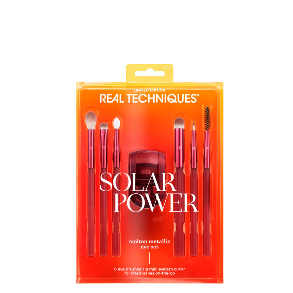 Kit Pinceis Real Techniques Solar Power  Molten Metallic