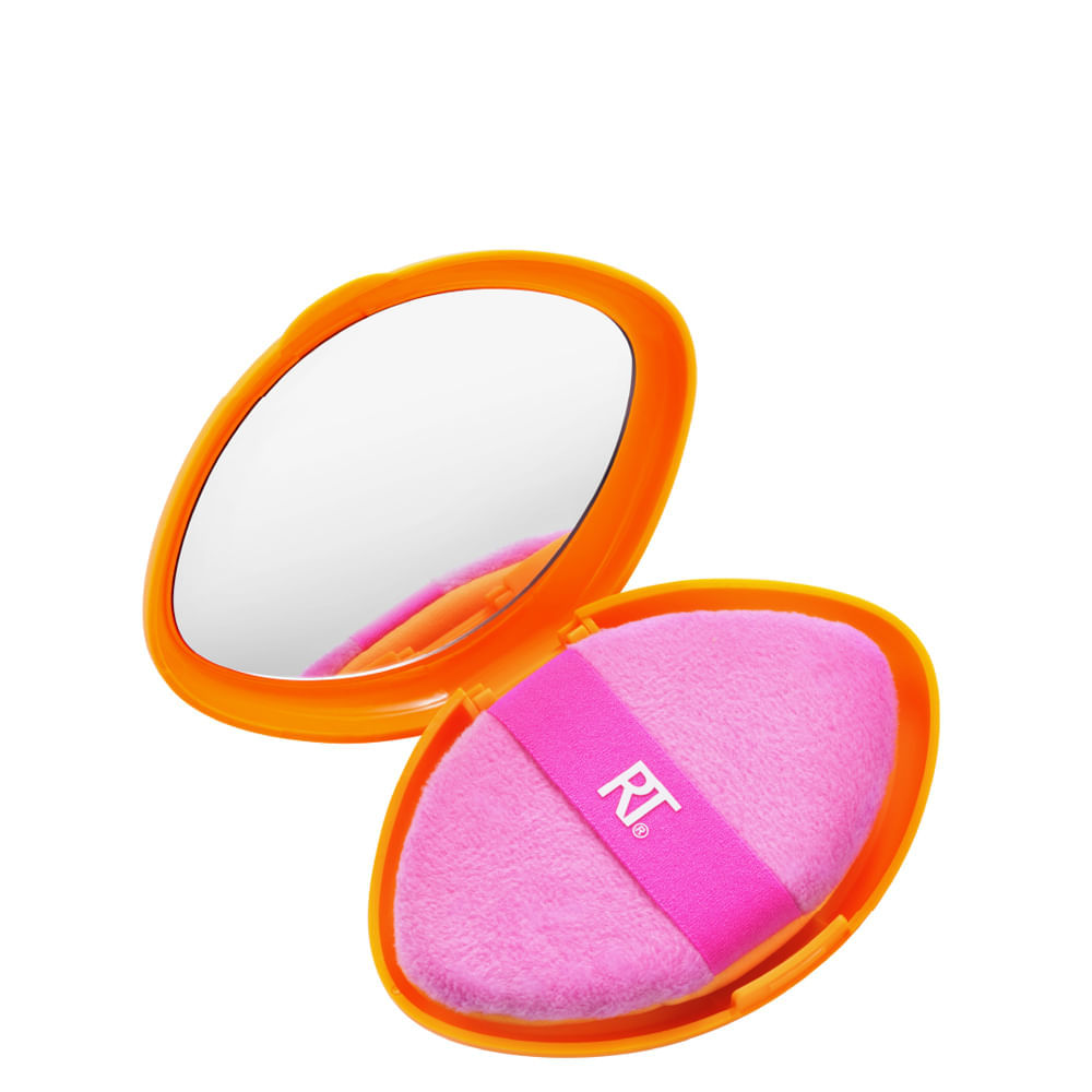 Esponja Puff 2 Em 1 Real Techniques Com Estojo