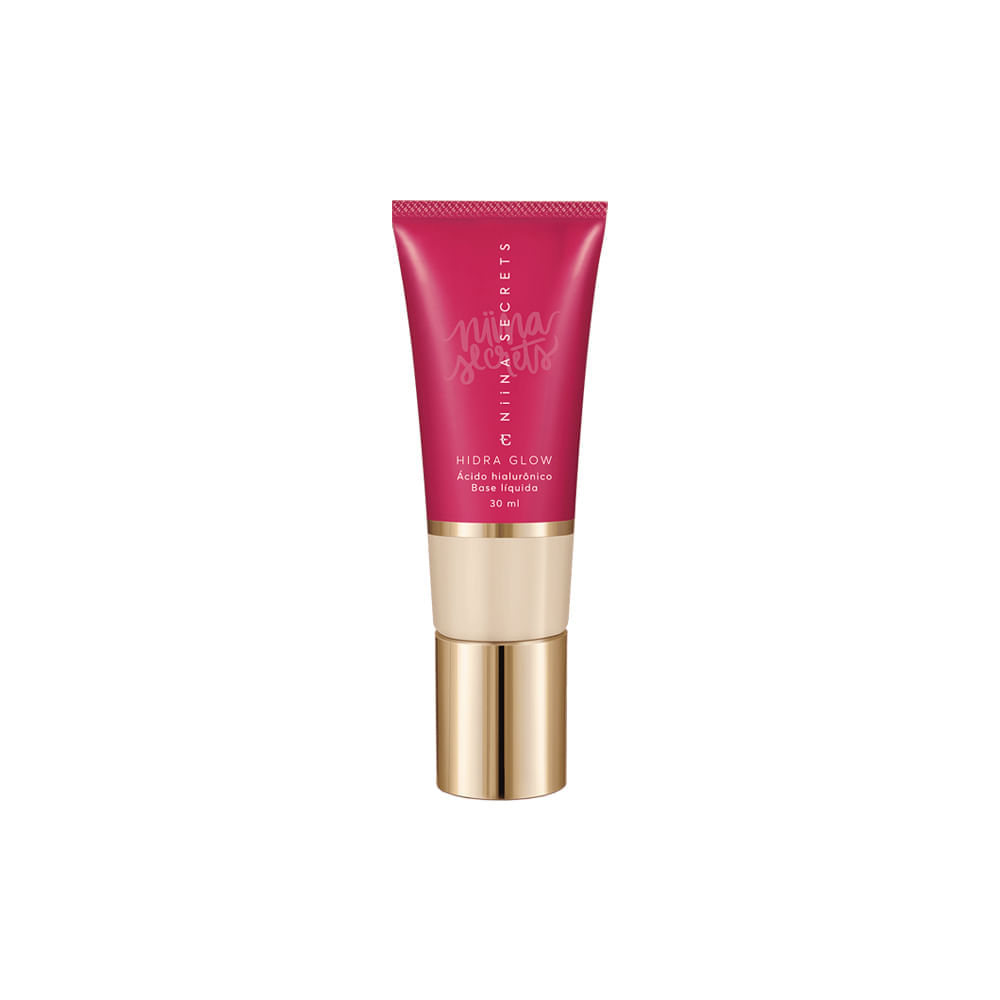 Base Líquida Natural Eudora Niina Secrets Hidra Glow 00 30 ml