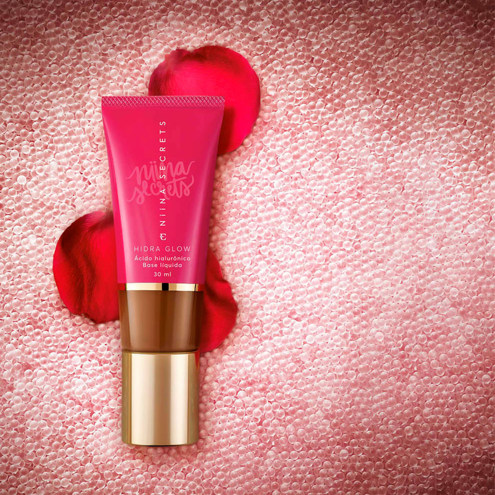 Base Líquida Natural Eudora Niina Secrets Hidra Glow 00 30 ml