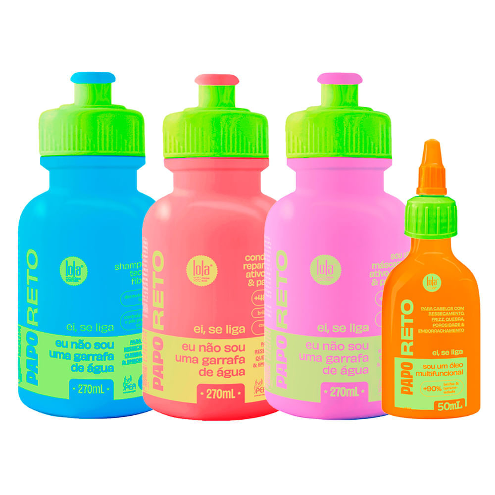 Kit Lola From Rio Papo Reto 4 Produtos