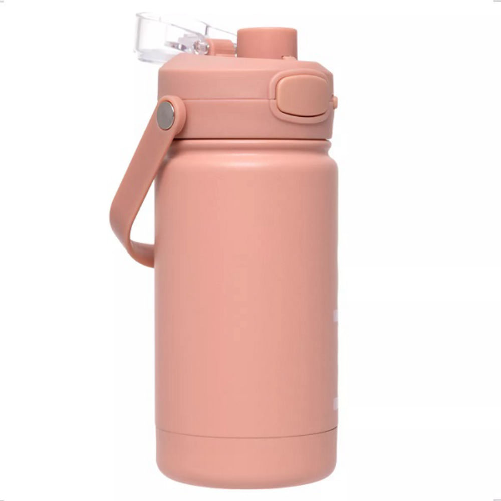 Garrafa Térmica Infantil Inox Parede Dupla Buba Rose 350ml