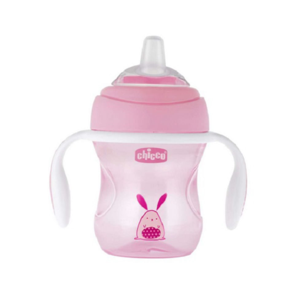 Copo Transition Cup Chicco 4m+ Rosa