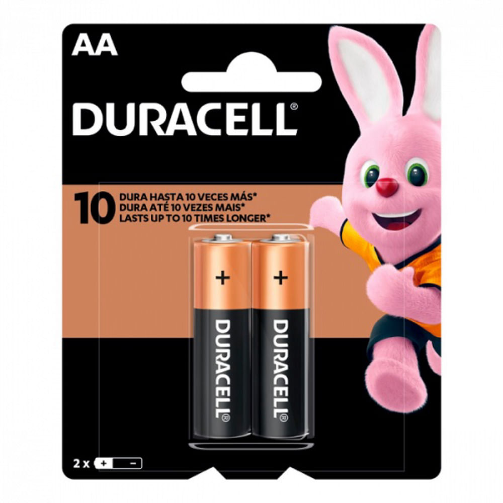 Pilha Alcalina Aa Blister Com 2 Duracell Mn1500b2