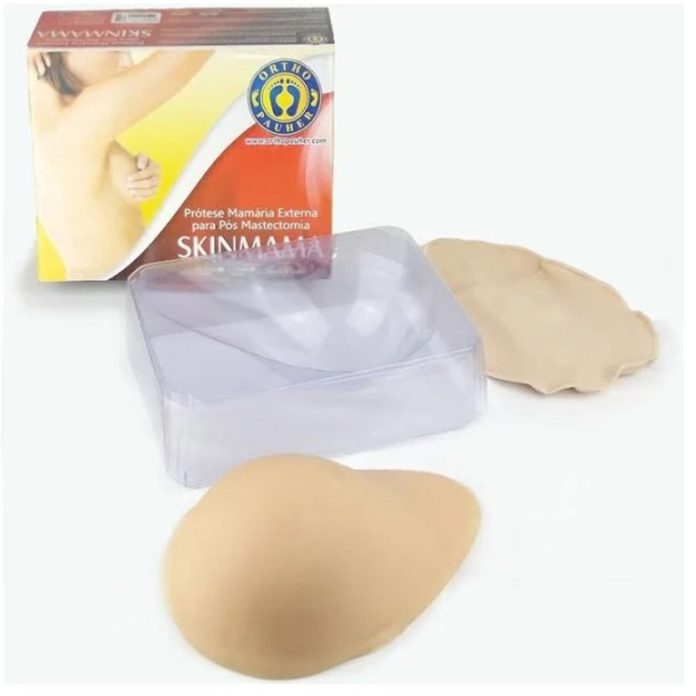 Protese de Silicone Mamaria Externa Pós Mastectomia Skinmama