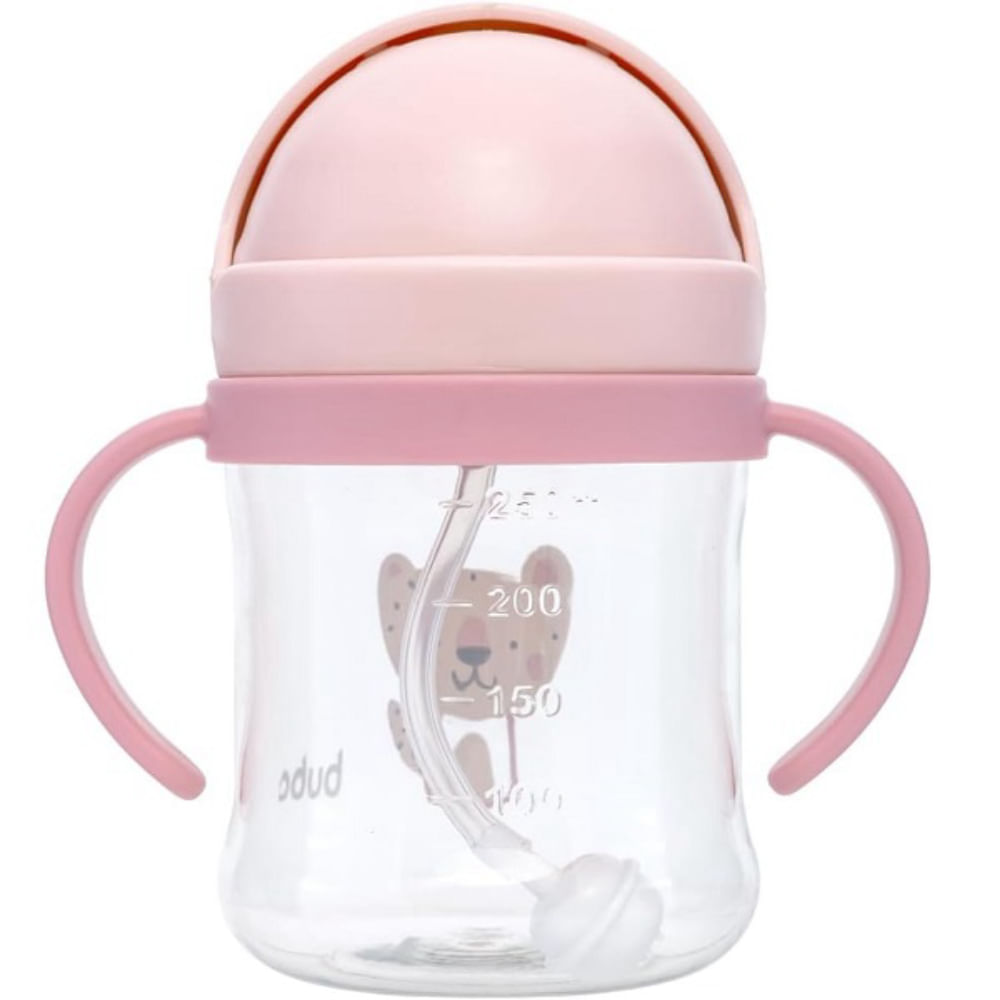 Copo com Válvula Anticólica Buba Rosa 250ml