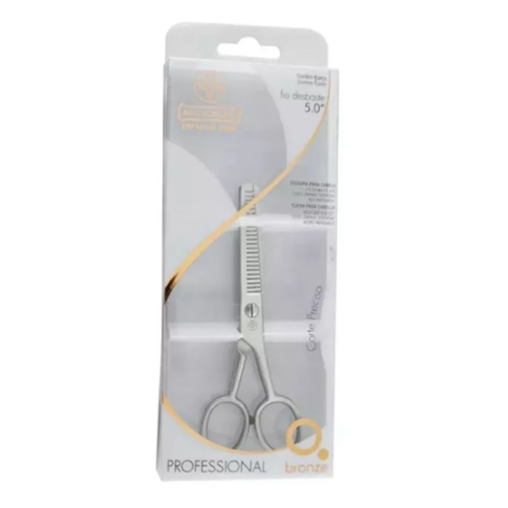 Tesoura para Cabelo Fio Desbaste 5 Mundial BC-346