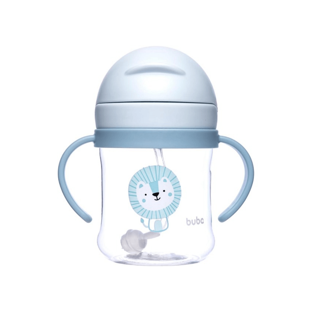 Copo com Válvula Anticólica Buba Azul 250ml