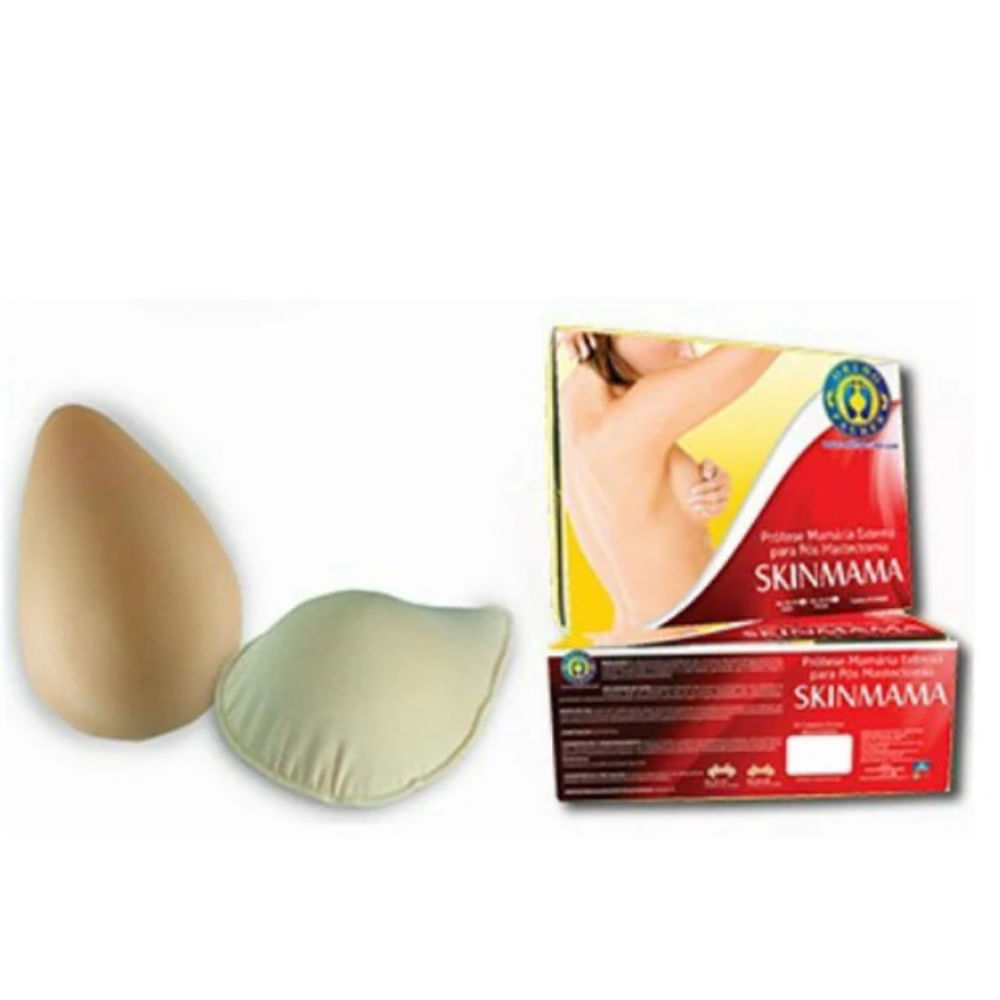 Protese de Silicone Mamaria Externa Pós Mastectomia Skinmama