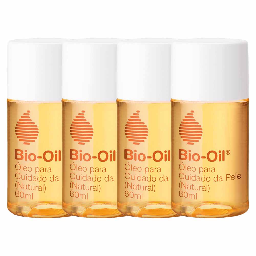 Bio Oil Óleo Corporal Natural Kit Com 4 Unidades