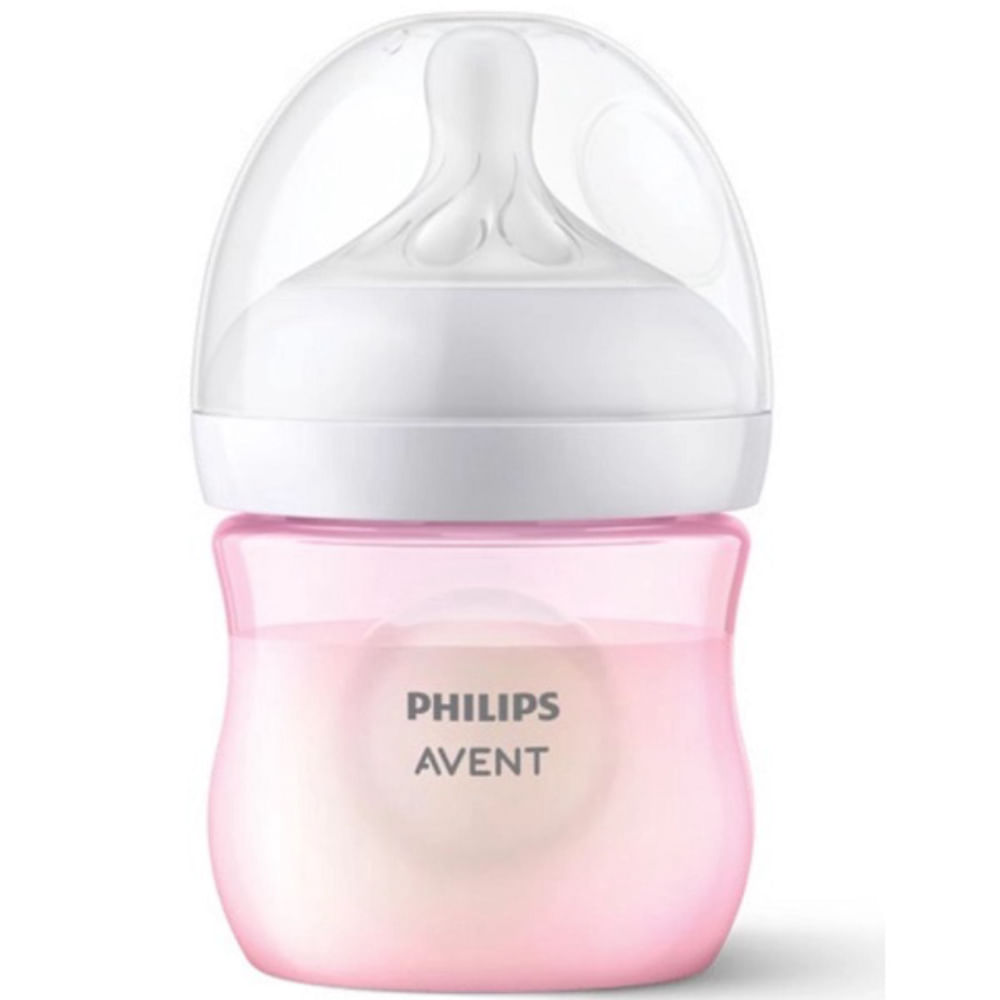 Kit 3 Mamadeiras Anti-Cólica Pétala Philips AVENT 125/260/330ml Rosa
