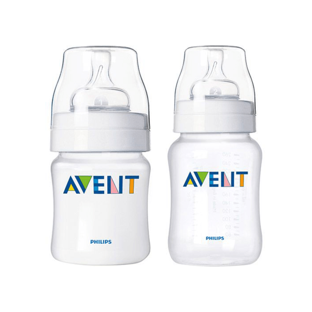 Kit 2 Mamadeiras Anti-cólicas 125ml + 260ml Philips Avent