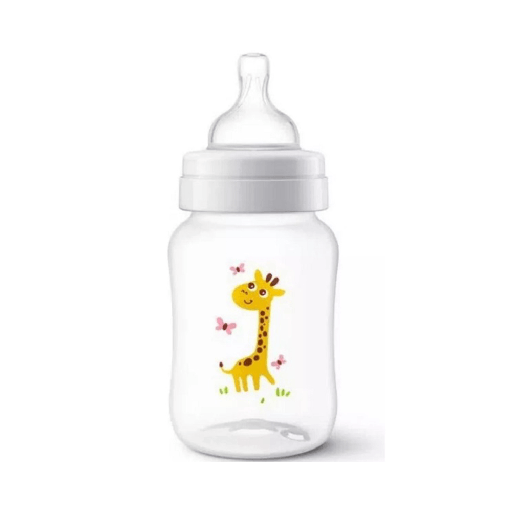 Mamadeira Anti-cólica Clássica Girafa Philips Avent 260ml