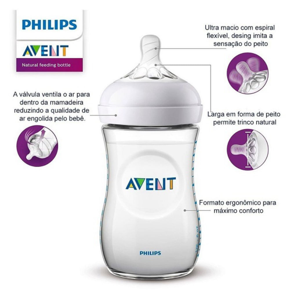Mamadeira Pétala Philips AVENT125ml