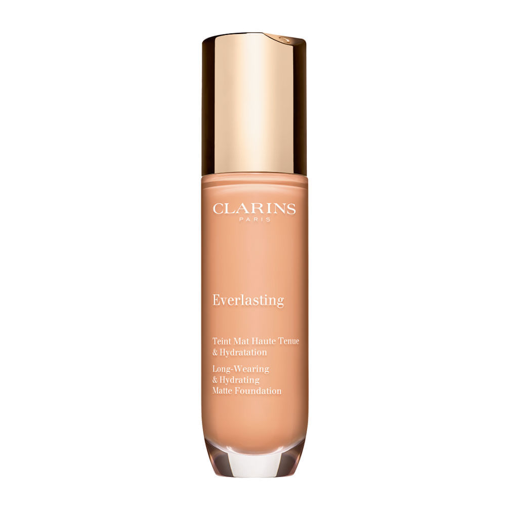 Base Líquida Matte Alta Cobertura Clarins - Everlasting 108w