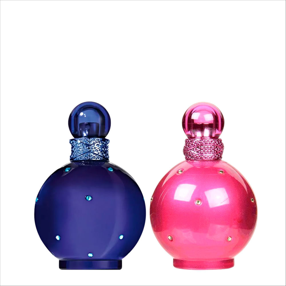 Kit Britney Spears Fantasy Eau De Parfum 50ml + Midnight Fantasy Eau De Parfum 50ml