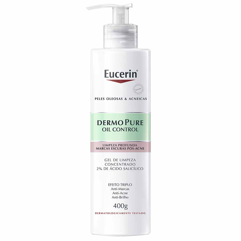 Gel de Limpeza Facial Concentrado Eucerin - DermoPure Oil Control 400g