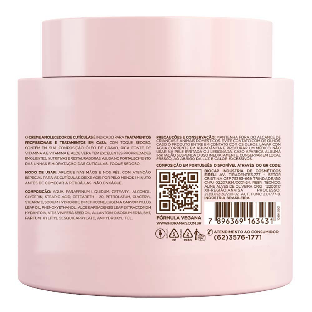 Creme Amolecedor de Cutículas Hidramais 220g
