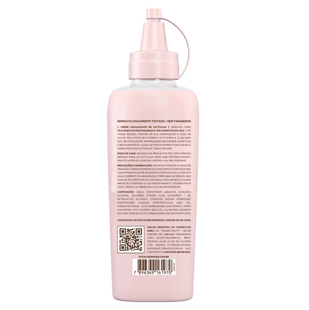 Creme Amolecedor de Cutículas Hidramais 120ml