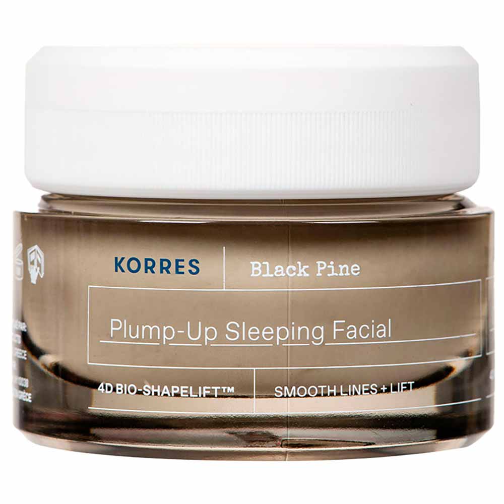 Black Pine Creme Facial Noturno Korres Firmador Anti-Idade 40ml