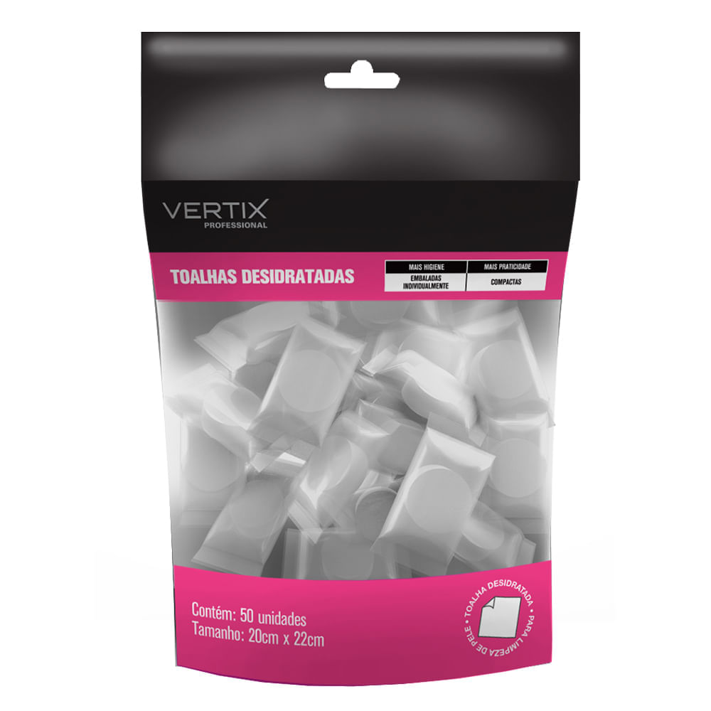 Toalha Descartável Vertix 50 Un